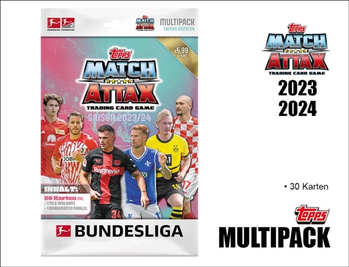 Topps Match Attax Bundesliga 2023/2024 multipack