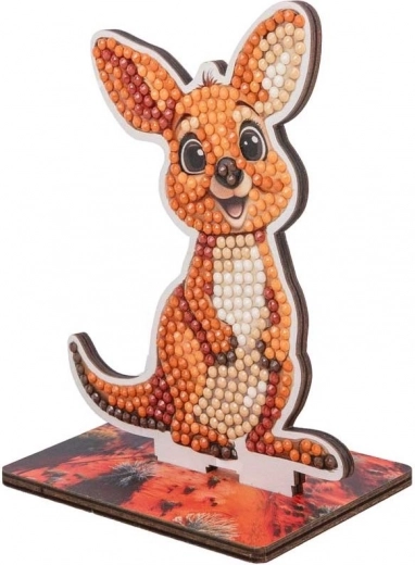 Diamantschilderen Op Aarde: Kangoeroe