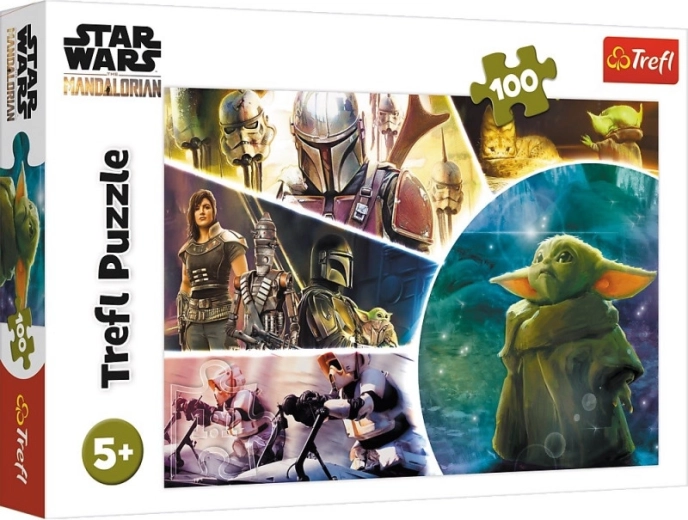 Puzzel STAR WARS: THE MANDALORIAN – Baby Yoda, 100 stukjes TREFL