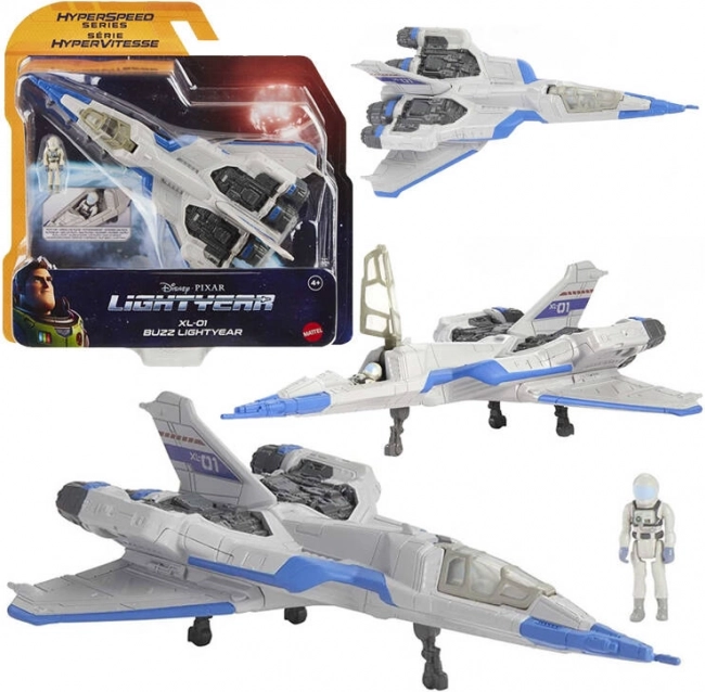 Mattel ruimteschip Buzz Lightyear Hyperspeed met figuur – XL-01