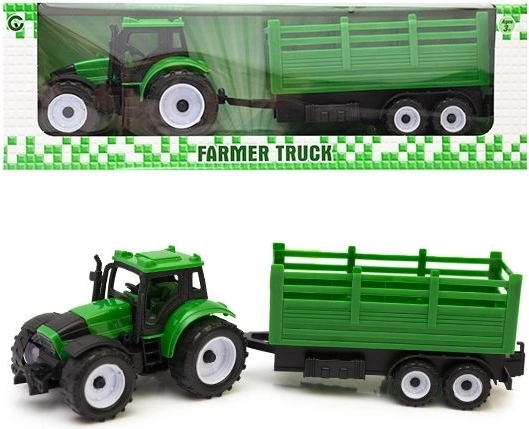 Tractor met aanhanger - 1 stuk