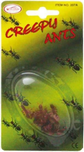 Set van 12 plastic mieren