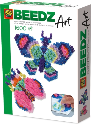 Strijkkralen BEEDZ Art – vlinder en kever, 3D-effect