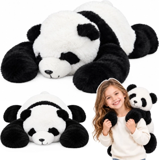 Pluchen panda met lange pootjes 60 cm