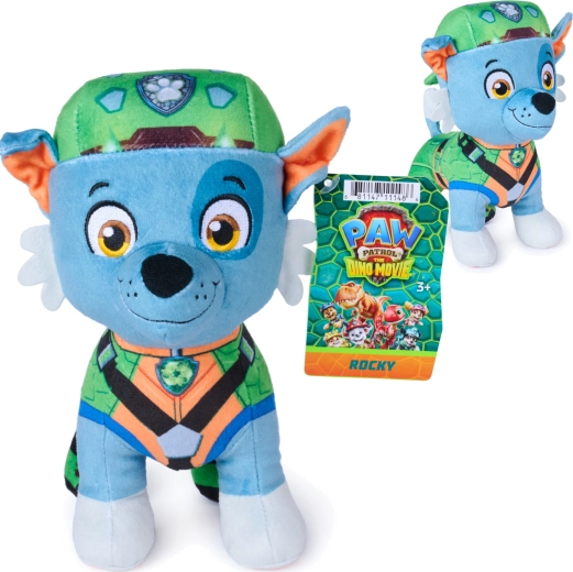 Spin Master PAW Patrol Dino film knuffel Rocky 20 cm - 1 stuk