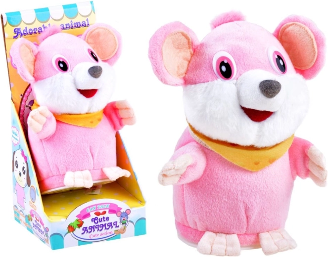 Pratende muis die geluiden herhaalt – Interactief