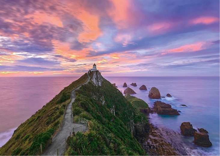 Puzzel Vuurtoren Nugget Point Nieuw-Zeeland 3000 stukjes