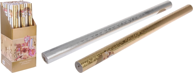 Cadeau-inpakpapier 0,76 × 5 m – mix van dessins