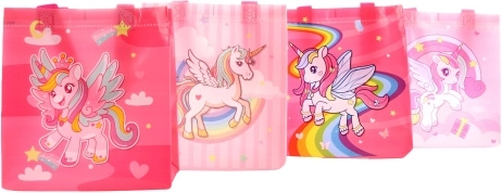 Cadeautas met eenhoornmotief, 21 × 23,5 × 11 cm