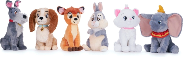 Disney pluchen figuur uit klassieke verhalen 30 cm (assort) - 1 stuk
