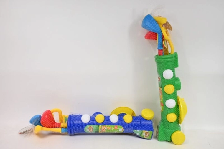 Kinder golfset met tas op wieltjes