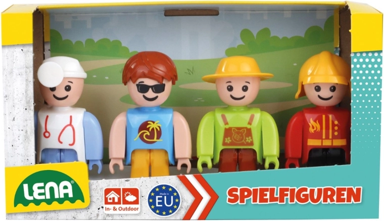 LENA set figuren met beweegbare onderdelen