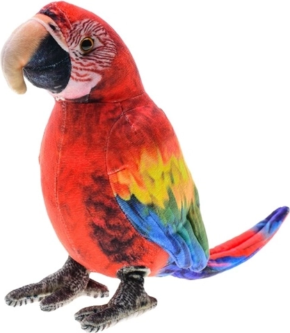 Pluchen ara-papegaai 20 cm