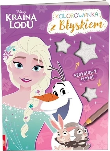 Disney Frozen – kleurboek met glitterposter
