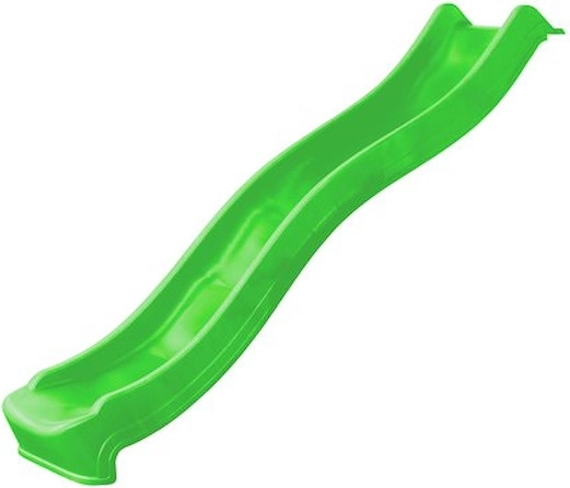 Groene kinderspeelglijbaan met wateraansluiting 2,2 m