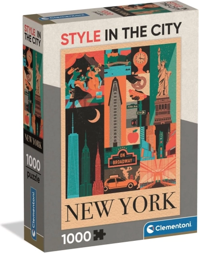 Clementoni puzzel New York – iconen van de stad 1000 stukjes
