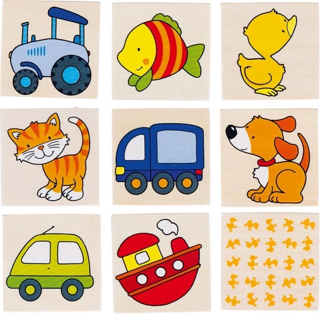 Goki Memo-puzzel - 16 stukjes