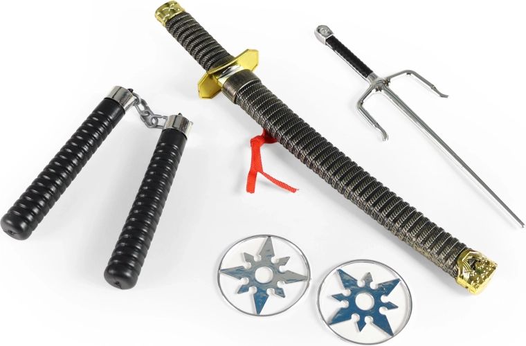 Ninjaset met dolk en accessoires