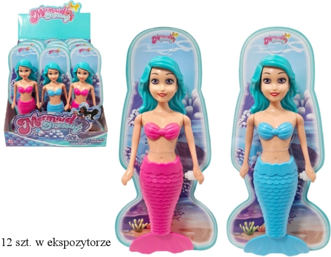 Opwindbare waterpop zeemeermin