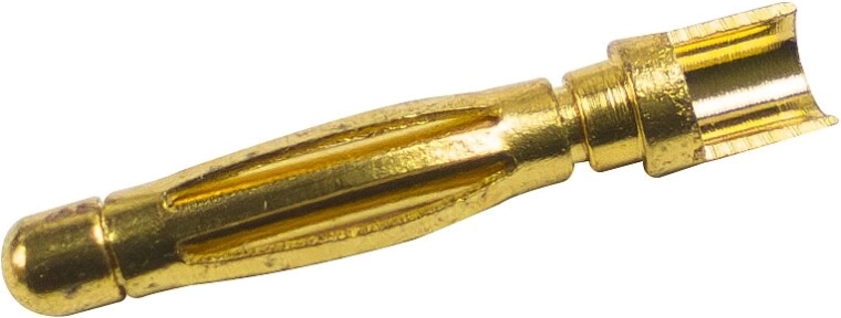 Gouden connector 2 mm