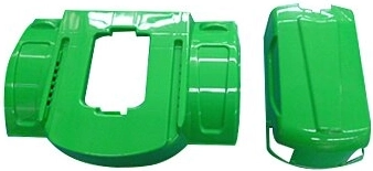 Groene achterbumper voor loopfiets Strong Bull JAMARA