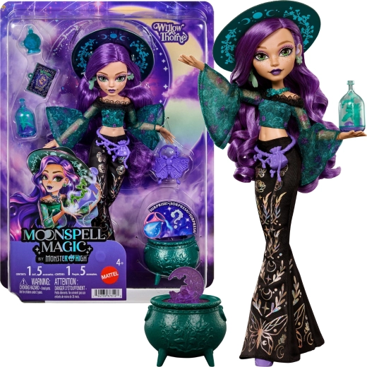 Monster High Moonspell High Willow Thorne pop 26 cm met accessoires