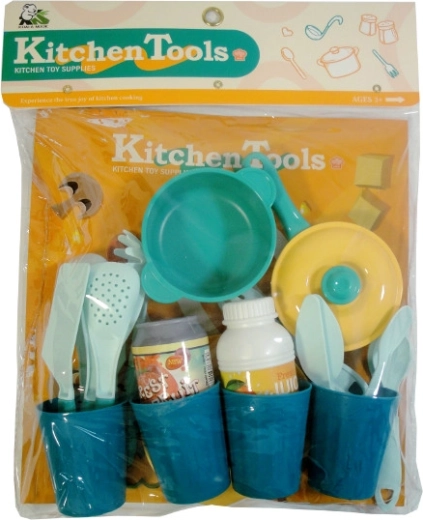 Kinderen keukenset met servies en accessoires