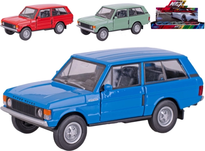 Metalen model Land Rover Range Rover 1970 Welly 11,5 cm met terugtrekmotor