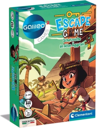 Clementoni Galileo escape game: schattenjacht in het oude Egypte - 1 stuk