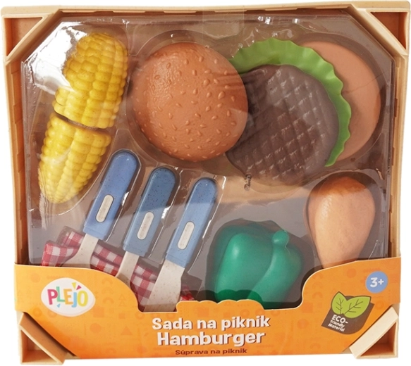 PLEJO picknickset hamburger