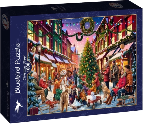 Bluebird puzzel Kerststraat 1000 stukjes