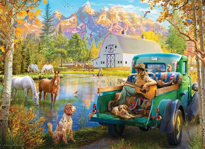 Puzzel Zingend Meer 1000 stukjes EUROGRAPHICS