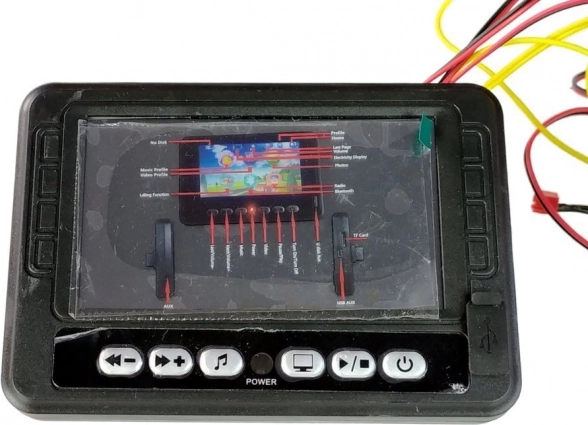 LCD MP4-muziekpaneel voor Range Rover