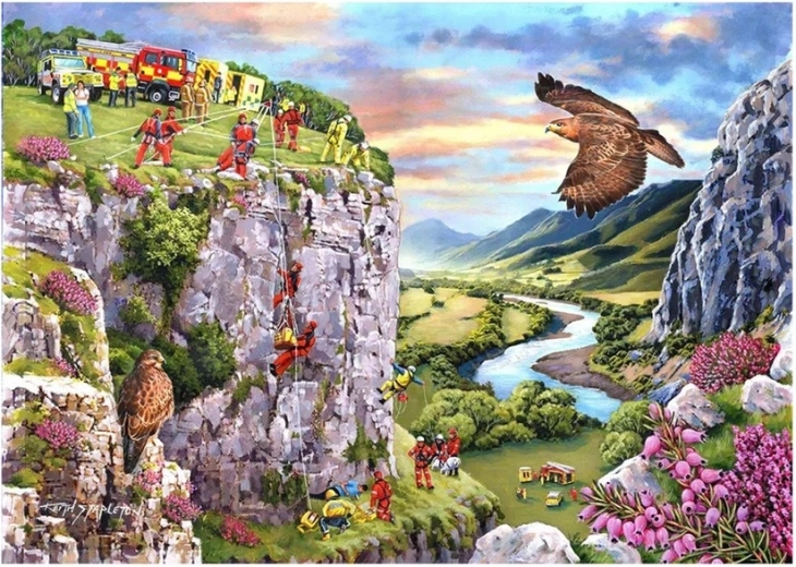 Puzzel Dagelijkse helden, 1000 stukjes