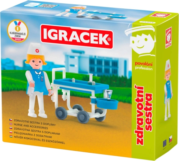 Efko Igráček verpleegkundige – figuur met accessoires