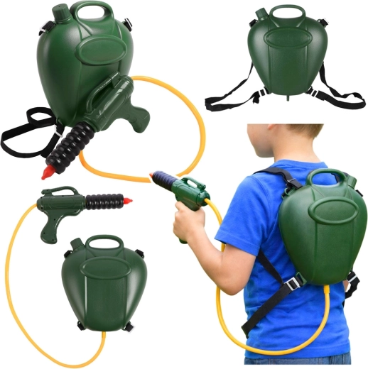 Waterpistool met rugzaktank 2,3 l – groen