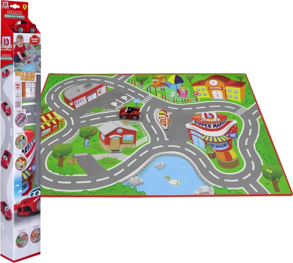 BB Junior speelmat stadje met LaFerrari-autootje