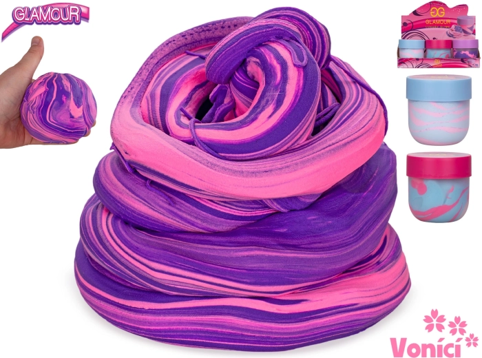 Glamour boterzachte boetseerklei 500 ml, 3 kleuren (multipack 6 stuks)