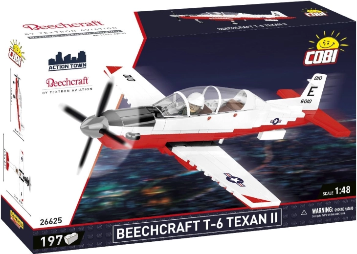 Cobi Beechcraft T-6 Texan II vliegtuigbouwset 1:48 (197 onderdelen)