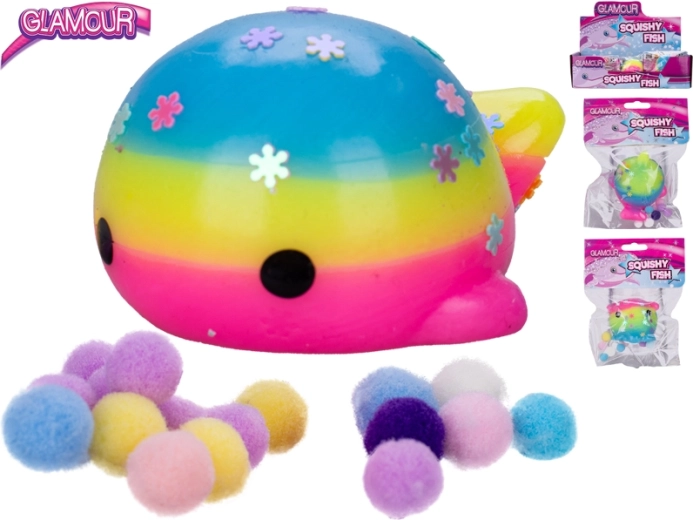Glamour rekbare vis – sensorisch knijpspeeltje voor kinderen 3+