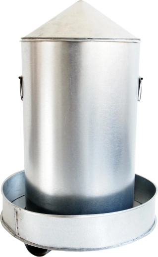 Graantube 25 kg van gegalvaniseerd metaal