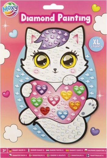 Creatieve set diamant schilderen Kat XL