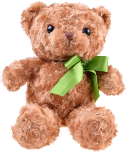 pluche bruine teddybeer met strik Jokomisiada