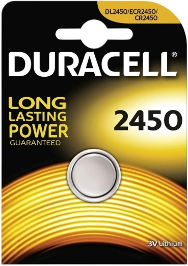 Lithium knoopcelbatterij 3V DURACELL 2450