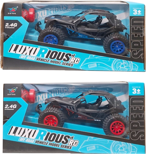 RC-terreinwagen met afstandsbediening en oplader