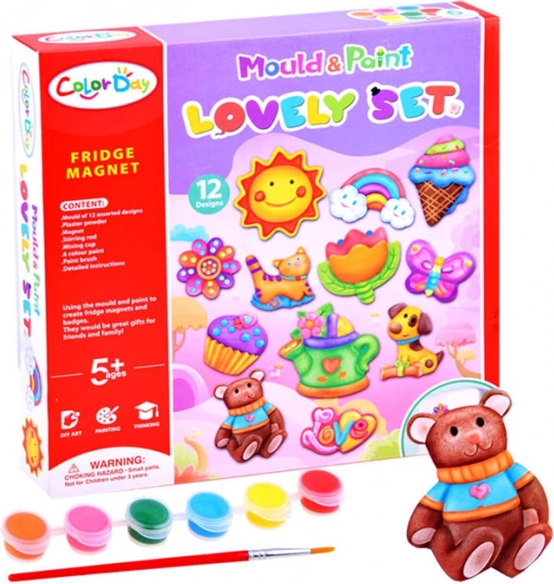Creatieve set voor het maken en schilderen van magneten