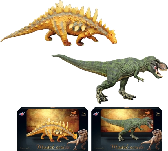 Dinosaurussenwereld – set dinosaurussenfiguren, 2 soorten
