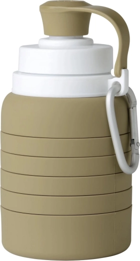 Mininor opvouwbare siliconen fles olive