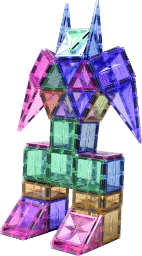 Cleverclixx magnetische bouwset Creative Pack Pastel (125 stuks)