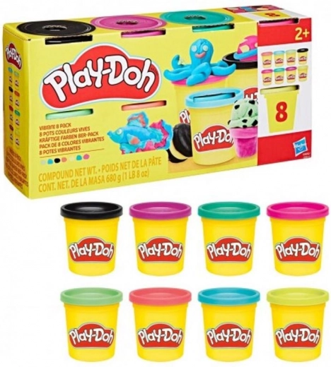 Play-Doh set van 8 potjes